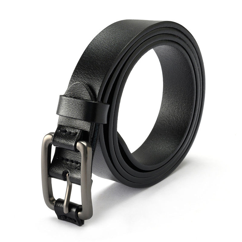 Fashion Student Genuine Leather Strap Teen Boy Gown Dress With School Uniform Belt Two Floors Leather Performance Piano Pants Strap