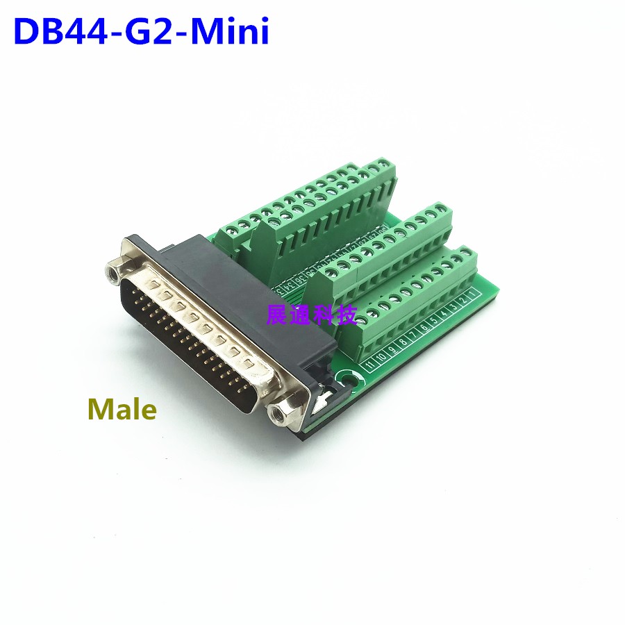 DB44 to terminal DB44-G2-Mini adapter cable terminal adapter board DR44 male terminal board