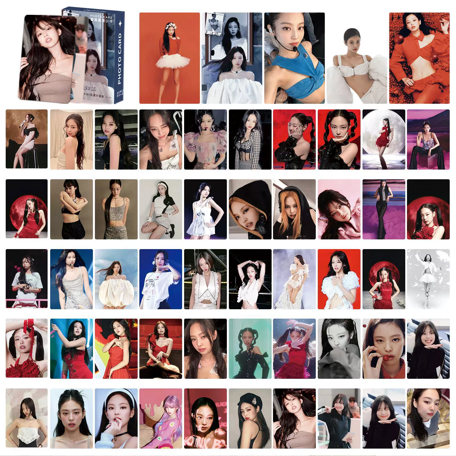 KPOP небольшая коллекция карточек порошковая чернила ve aespa gider