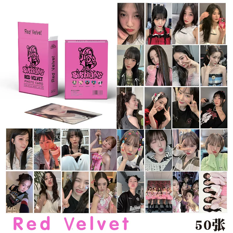 KPOP небольшая коллекция карточек порошковая чернила ve aespa gider