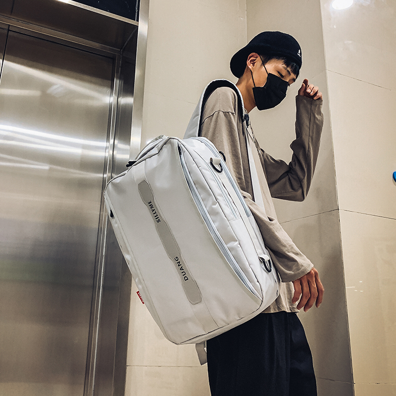 I Tgreg men's shoulder bag female fashion trend high school students college students large capacity computer package multi - functional bag