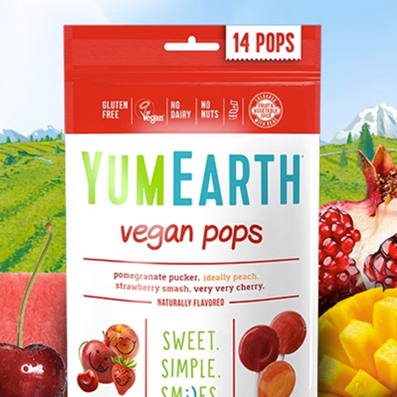 【牙米滋】综合水果味儿童棒棒糖14支85g