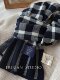 Max boyfriend ins style Australian wool pure wool plaid scarf men's winter couple women's gift box scarf