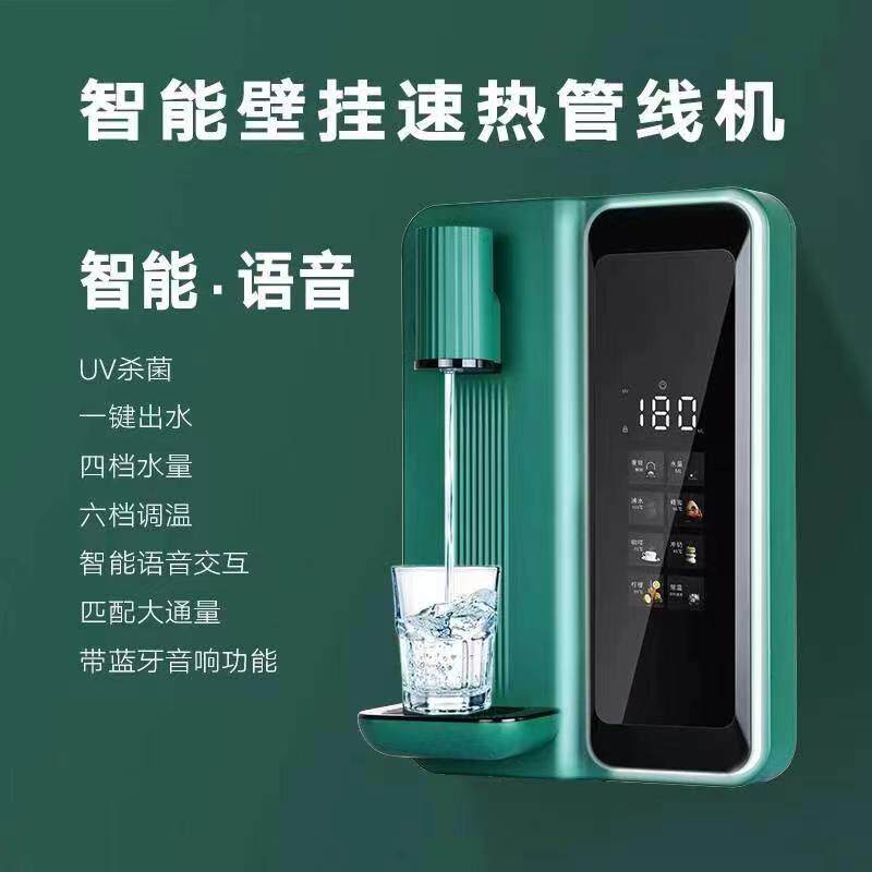 Household anti-dry burning large flow temperature adjustment speed hot water dispenser water purifier intelligent voice control pipeline machine instantaneous heat