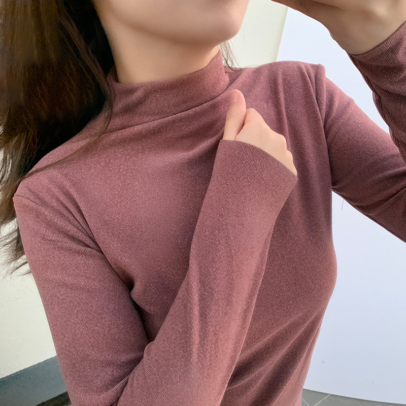 新券!百人验货!冬款多色女生打底衫-秒客网