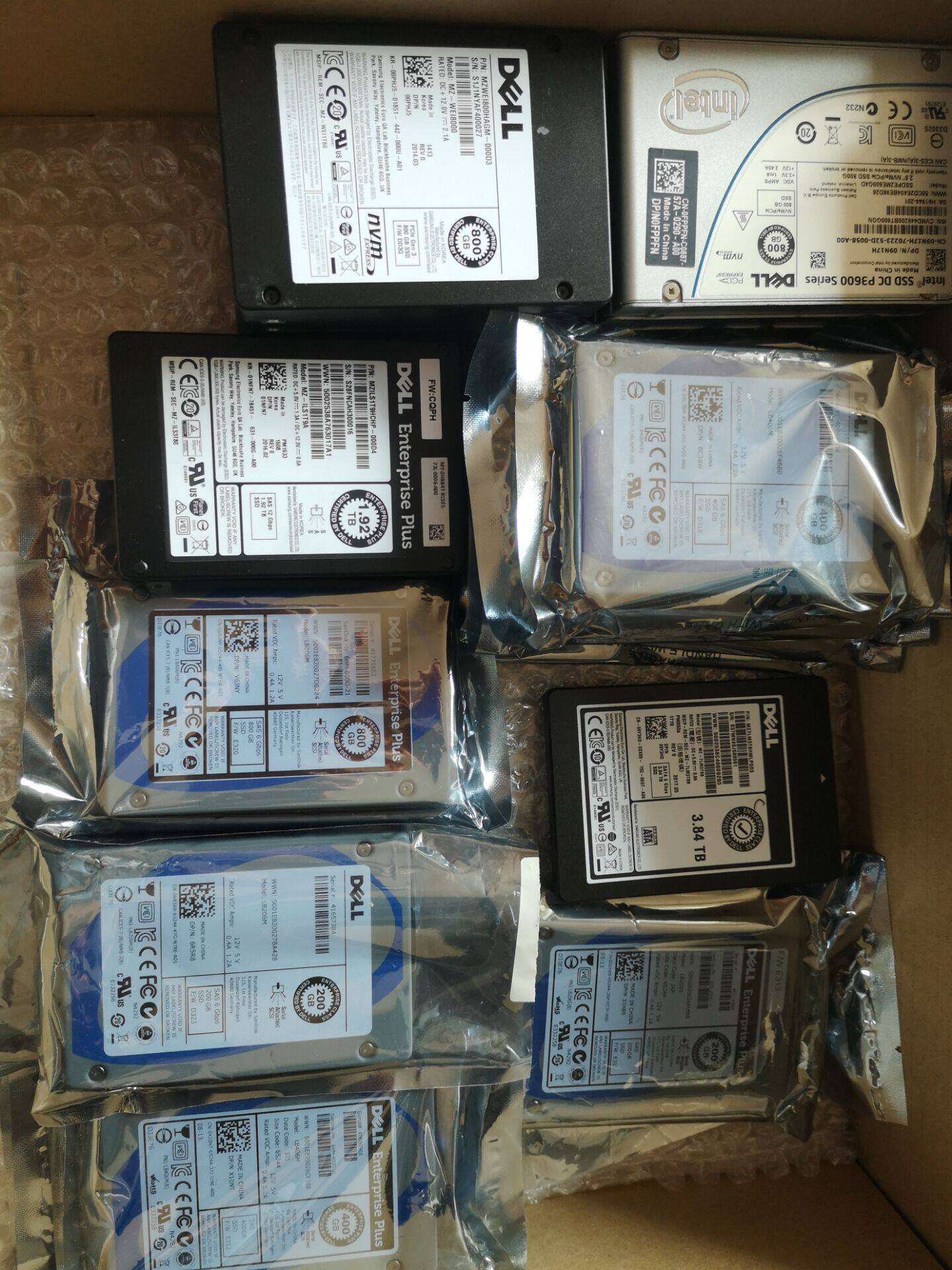 Dell Dell 200G SAS 400G SAS 800G 1 92TSAS SSD SSD