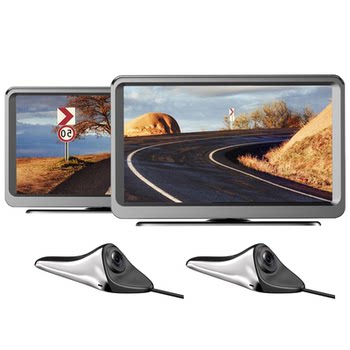 Cms electronic rearview mirror blind spot monitoring on the right side of the rearview mirror