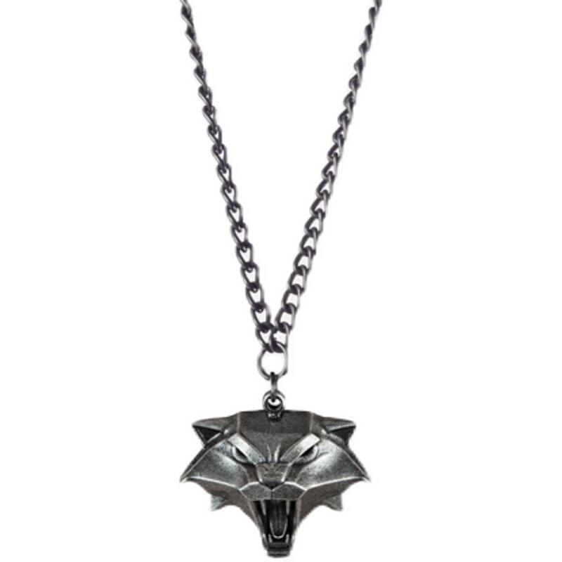 In Stock Dpi Original Merchandise Witcher 3 Cat School Cat Head Medal Necklace Pendant