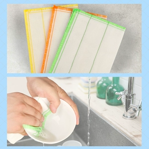 Мягкая хлопковая тряпка Miaojie 3+1 шт. 30см*30см