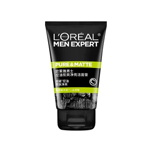 L'Oreal, очищающее молочко, крем для лица, контроль жирного блеска, 100 мл