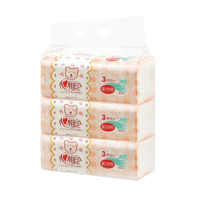 心相印 Три -слоя Baby Special Soft Paper 120 насоса*3 пакета