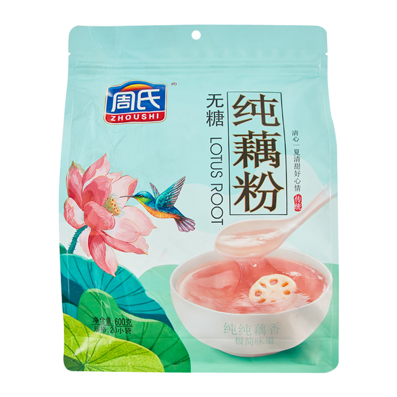 Купить 周氏 Чистый порошок корня лотоса 600 г/сумка в интернет-магазине с ...