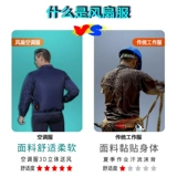 Одежда для кондиционирования воздуха для мужчин, зарядка холодильного оборудования для рабочих на стройке, верхняя одежда с вентилятором, утолщенная хлопчатобумажная сварочная одежда