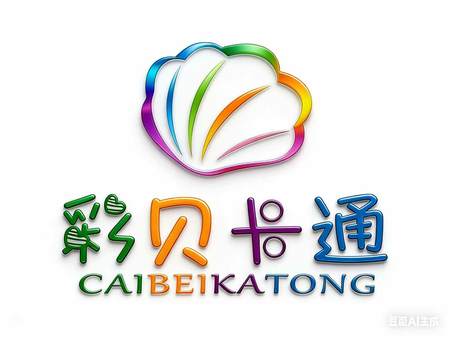 上犹县彩贝卡通人偶工艺厂的LOGO