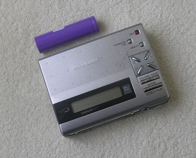 Sharp Walkman MD-MS200 – Lecteur MiniDisc Argenté, Japon, Fonctionnel