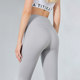 Canadian TITIKA sports yoga pants 24' waist-raising butt-raising nude fitness pants tight 9-point pants Curveme