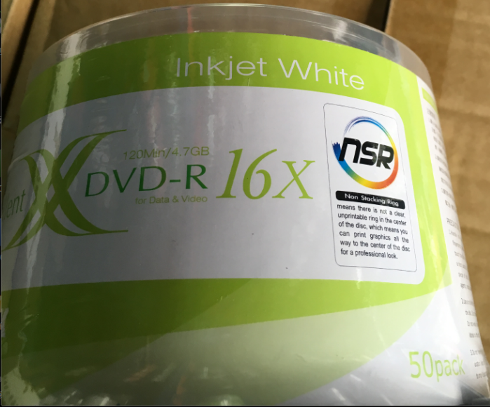 Rhenus (RiTEK) Brand Double X Series Asian Light can print DVD-R blank Burn Discs CHEAP AND BEAUTIFUL