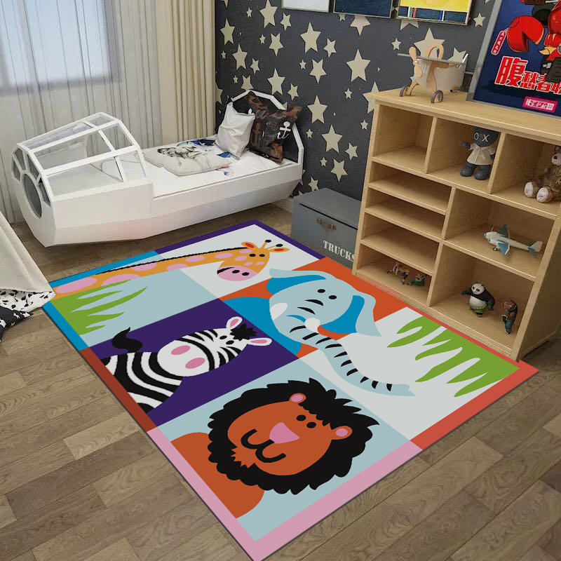 tâm trí phòng khách nordic giường bàn cà phê sofa phòng ngủ thảm phim hoạt hình công chúa màu hồng cute girl có thể được tùy chỉnh - Thảm giá thảm trải sàn