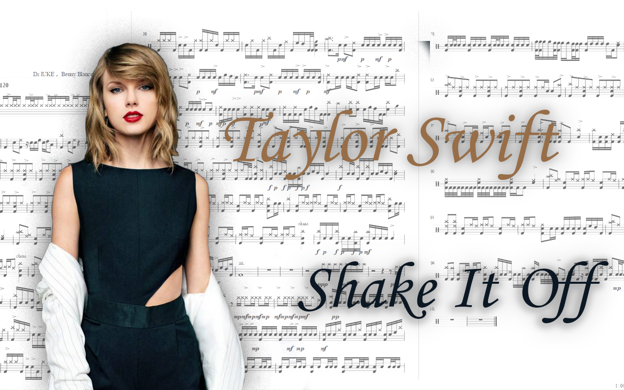 The drum spectrum: Shake it off-Taylor Swift