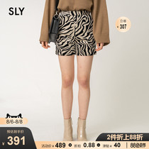 SLY summer new fashion high waist micro trumpet casual shorts 030DAM31-5890