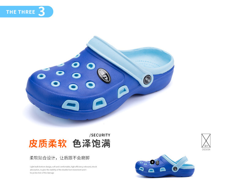 Sandales enfants en EVA WARRIOR Baotou creux pour été - semelle plastique - Ref 1053424 Image 17