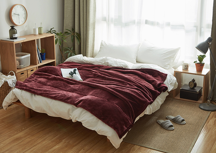 Aberdeen & Poor năng suất gió Flannel san hô lông cừu chăn dày gấp đôi mùa thu và mùa đông giải trí máy lạnh sofa chăn ngủ trưa - Ném / Chăn mền nhung dày
