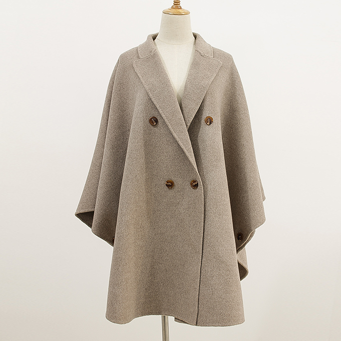 2018 mùa thu và mùa đông mới Gabi dành cho nữ áo khoác len hai mặt áo len dài cho nữ - Trung bình và dài Coat áo khoác nữ dáng dài