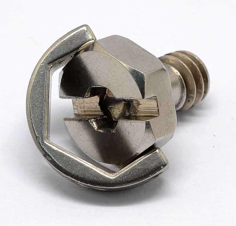 Convenient screw with wrench screws for refined stainless steel