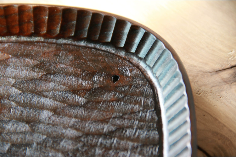 Mưa gỗ | khay gỗ thủ công kiểu Nhật Khay trà gỗ sơn mài lớn - Tấm