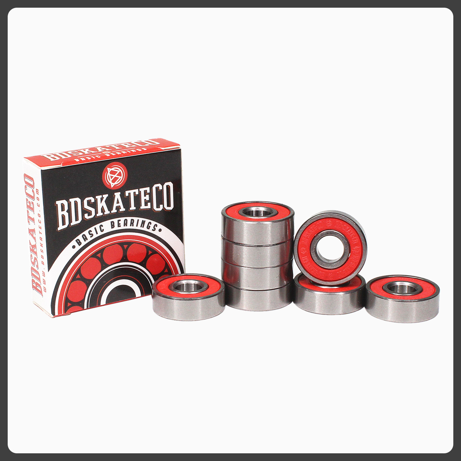 BD Skateboard Bearings Spanish Brands Professional Skateboard Accessories High Rev Bearings WHOS Skateboard Double Teething-Taobao