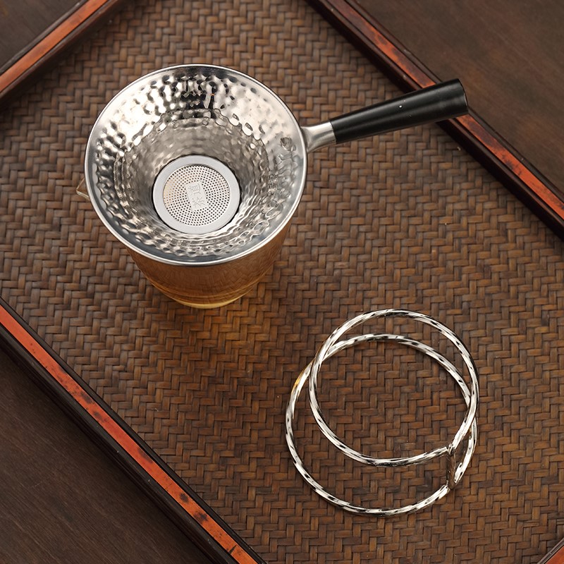 Tea Strainer Stainless Steel Tea Leak Kung Fu Tea Set Tea Strainer Tea Strainer Tea Separator Filter Japanese Tea Ceremony Accessories