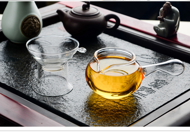 Kính dày Gongdao cốc công bằng chất lượng cao thủy tinh chịu nhiệt trà Kung Fu đặt tách trà công cộng trà biển - Trà sứ bình pha trà thủy tinh lock&lock