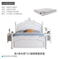 Кровать+2 кровати стола+хлопковое пружинное матрас