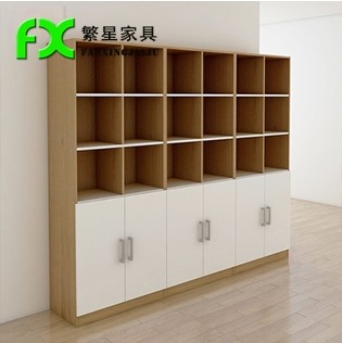 Chengdu Documents Checkered Combo Cabinet Information File Cabinet With Lock Wood Bookcase Office Partition Bookcase Disposal Cabinet