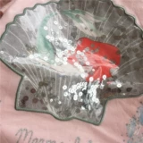 «1-2 года» молодые и маленькие дети.Закажите русалку с мобильной блестками Pure Cotton -Short -sleeed T -Fork Top
