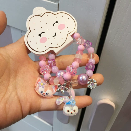 Милый браслет, комплект, эластичный мультяшный аксессуар, J1