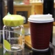 Cốc dễ thương sáng tạo Hàn Quốc cô gái ly cốc cô gái trái tim cốc nhỏ nước ngọt cốc đơn giản nghệ thuật cốc nước - Tách bình nước giữ nhiệt