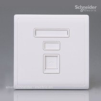 Schneider switch original factory authentic switch socket Fengshang series telephone socket E8231RJS4