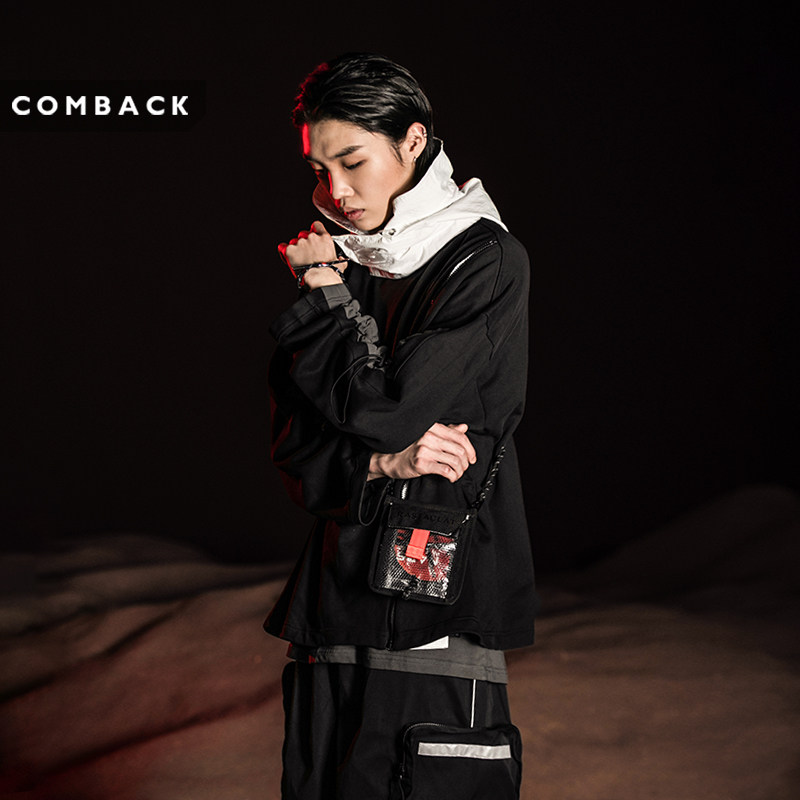 COMBACK X RASTACCLAT Tidal Hand Rope Chest Bag Woman Single Shoulder Inclined Satchel Bag Mini Couple Pouch