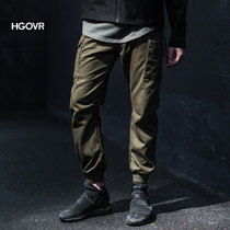 HGOVR fashion trend sports casual camouflage bunk pants mens small feet pants original design
