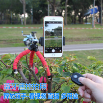 Octopus mobile phone tripod Apple Android universal net Red live tripod Bluetooth selfie remote control bracket