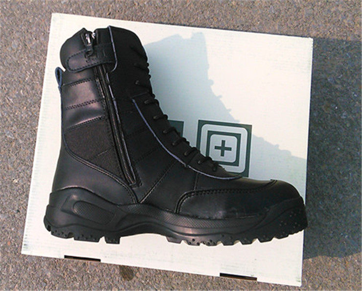Bottes militaires en cuir - porter - Ref 1397667 Image 13