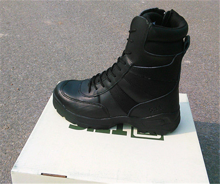 Bottes militaires en cuir - porter - Ref 1397667 Image 8