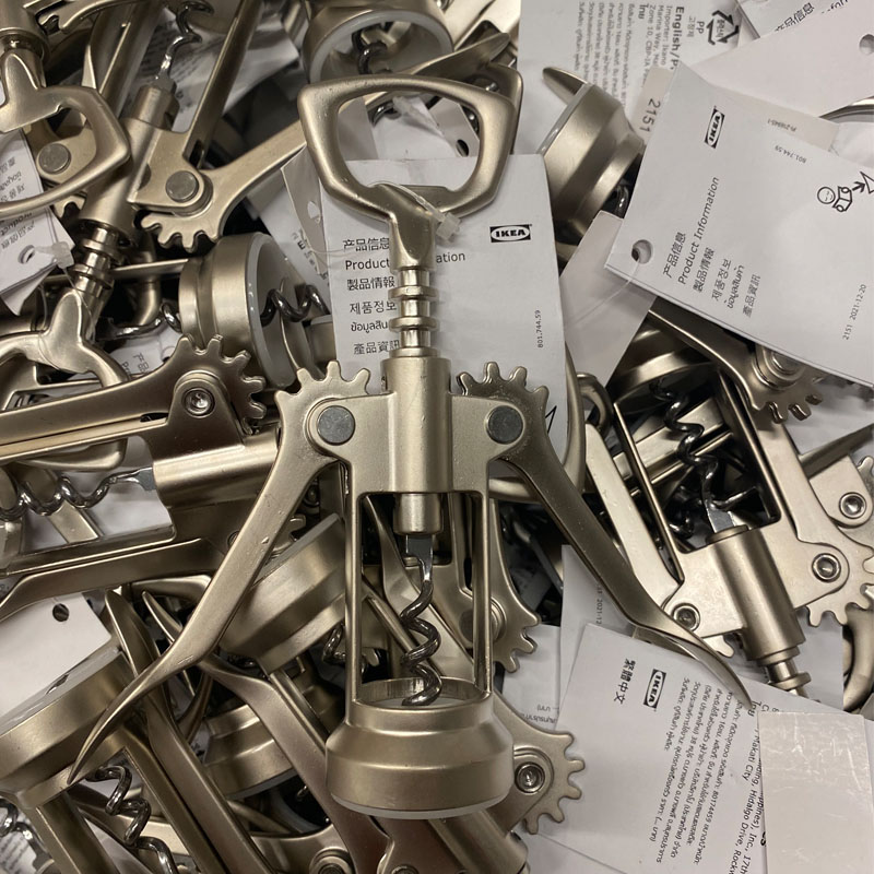 Conchon IKEA Adilis Kaiser Drone Silver Metal Beer Opener Red Wine Bottle Opener Bottle Opener 