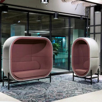 Nordic furniture FRP eggshell chair modeling sofa chair round creative space Birds Nest Egg high back chair