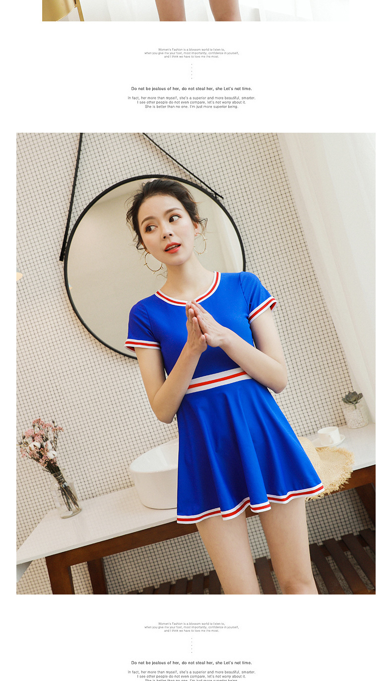 Cô gái mùa hè 13 bộ đồ bơi một mảnh kiểu váy 15 cô gái trẻ 17 học sinh trung học cơ sở 18 đồ bơi bảo thủ 19 - Bộ đồ bơi One Piece đồ bơi liền thân bé trai
