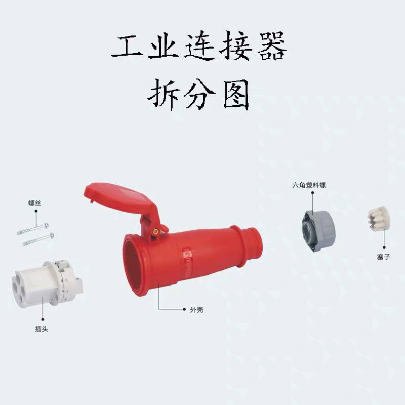 MAJNIKLS Tsuna Electric Industrial Waterproof Dustproof Explosion-proof Connector TYP-540 3 Cores 16A 400V