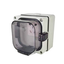 Type 86 outdoor waterproof socket 56SO310F rainproof socket 86 type 10A light and dark installation grass garden lawn