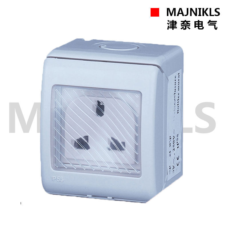 MXW - DS bathroom switch socket waterproof box 86 transparent splash box Toilet panel protective cover
