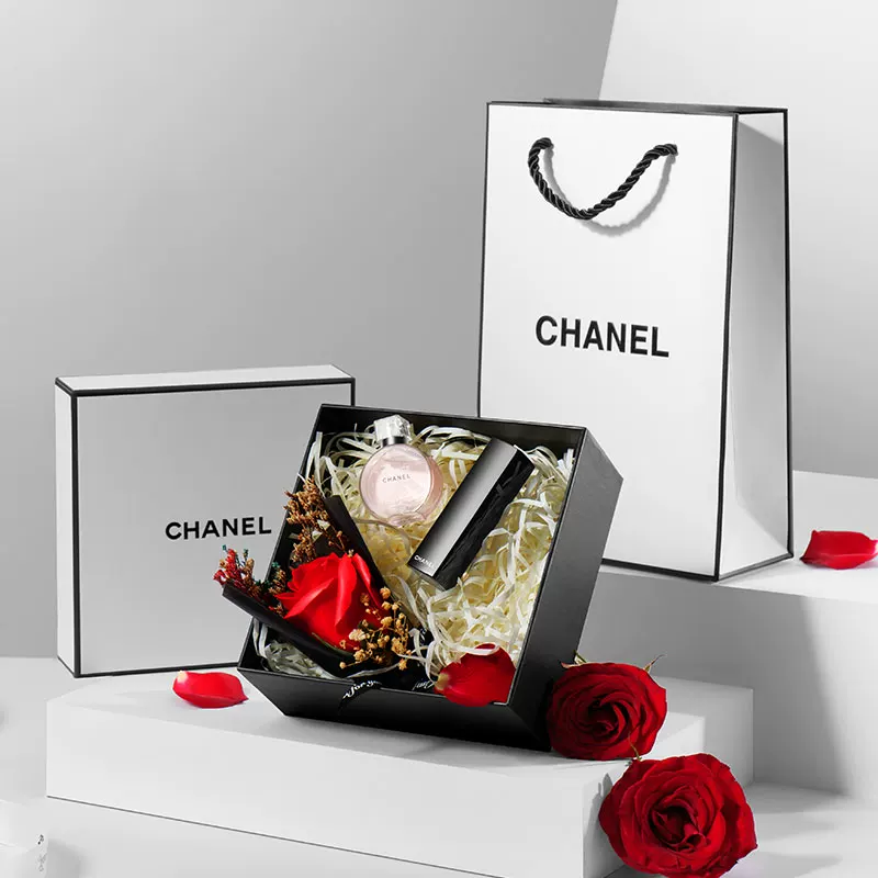 Chanel, помада, косметический праймер, набор, подарочная коробка, 58 оттенков, подарок на день рождения